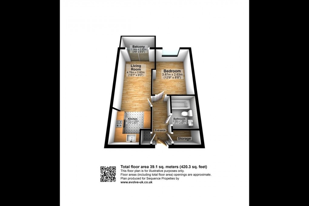 Floorplan for Central Apartments, High Road, Wembley, HA9 7AFHigh Road, Wembley, HA9 7AF