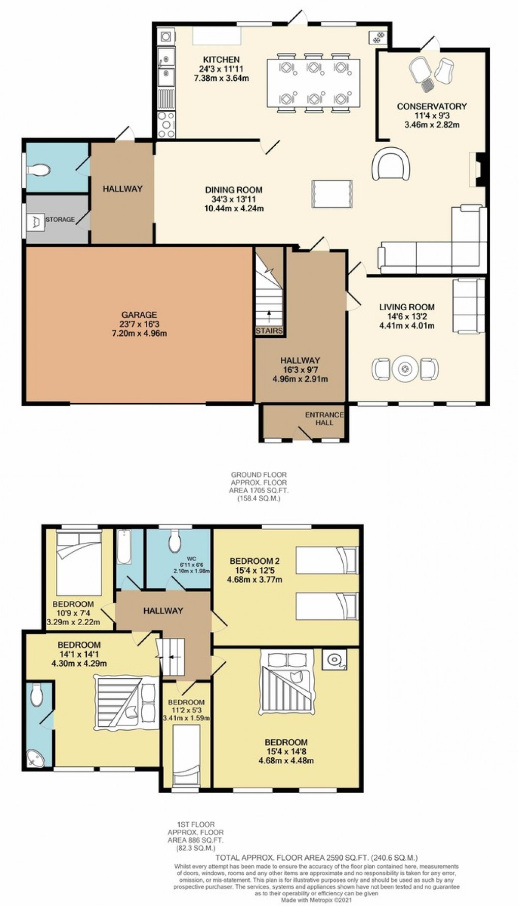 Floorplan for Paxford Road, Wembley, HA0 3RJ