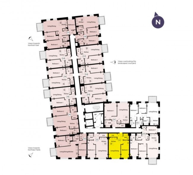 Floorplan for a94 The Lock Greenford Quay