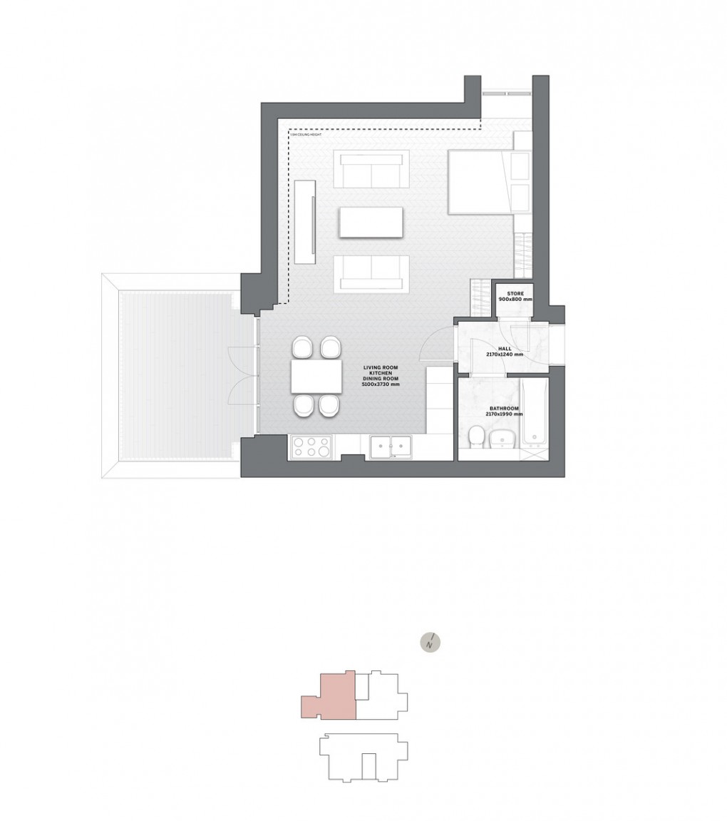 Floorplan for Somerset Road, London, W13 9PB