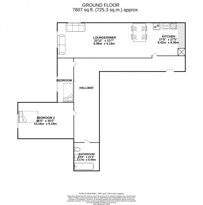 Floorplan for Freight Building, Mount Pleasant, 10 Liberty Centre, ha0 1tx