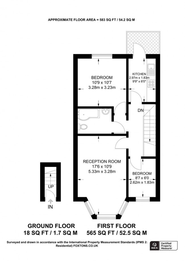 Floorplan for Maybank Avenue, Wembley, ha0 2th