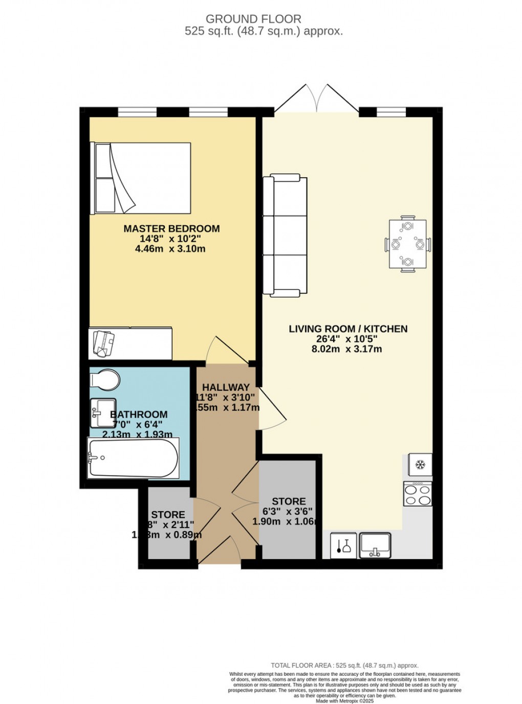 Floorplan for Aylesbury House, Hatton Road, HA0 1QW